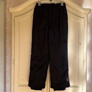 Spyder Black Ski/Snow Pant Unisex Youth Size 14